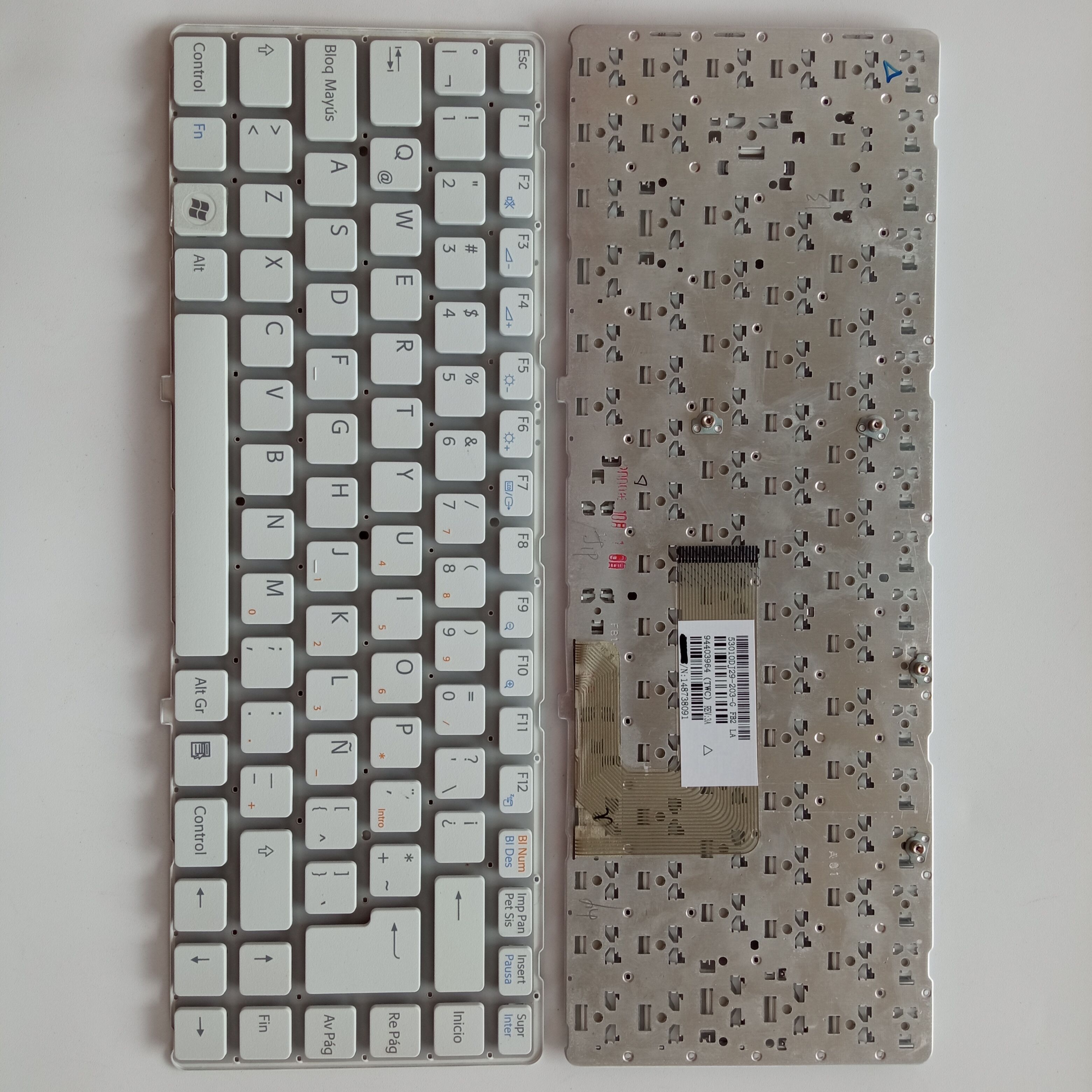 Picture of New Replacement Laptop Keyboard For SONY NW WHITE LA Layout